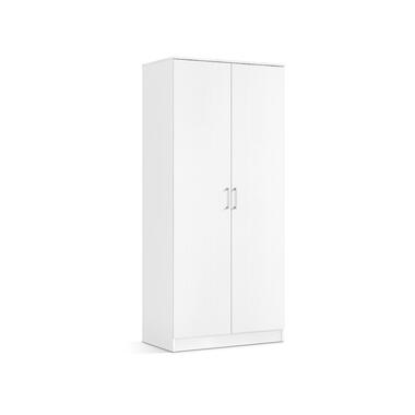 Interiax Armoire 'Amelie' - Blanc - 2 Portes - 180x80x54 cm product