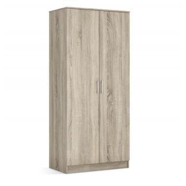 Interiax Armoire 'Amelie' - Chêne Sonoma - 2 Portes - 180x80x54 cm product