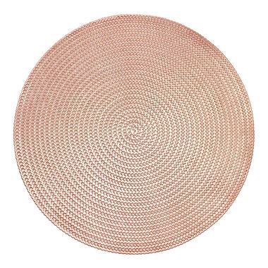 Krumble Placemat rond - PVC - Rosegoud product