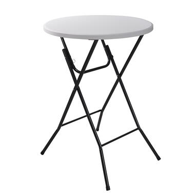 ERRO Table haute Ø80x110cm - blanc/gris product