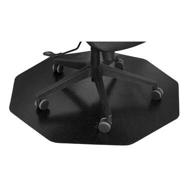 Vloerbeschermer - 9-hoekig - Harde vloer - 96x99 cm - Zwart product