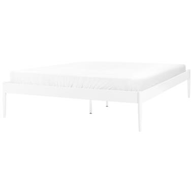 VAURS - Tweepersoonsbed - Wit - 160 x 200 cm - Staal product