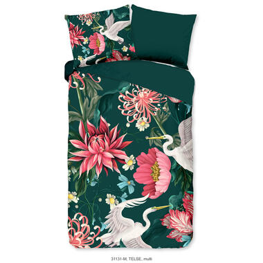 Pure Housse de couette "fleurs et grues" - Multi - (140x200/220 cm) - Microfibre product