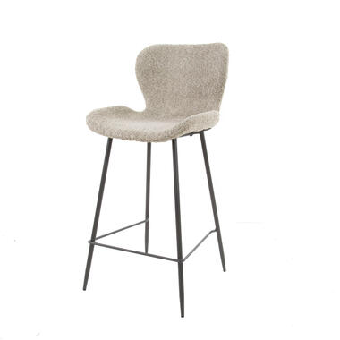 Chaise de bar Verona - Tissu - Taupe product
