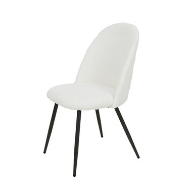 Chaise de salle à manger Hills - Tissu - Blanc product