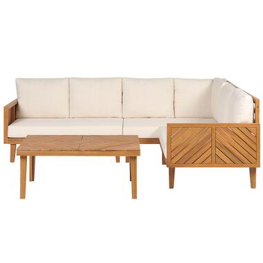 Set de jardin BARATTI Acacia Beige clair Côté gauche product