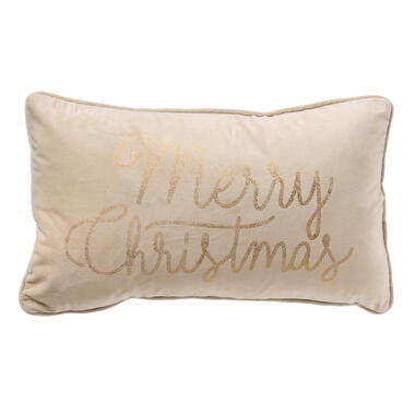 Kussenhoes Merry Christmas - Whisper White - 30x50 cm product