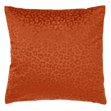 CHESSY - Kussenhoes met dierenprint 45x45 cm Potters Clay - oranje product