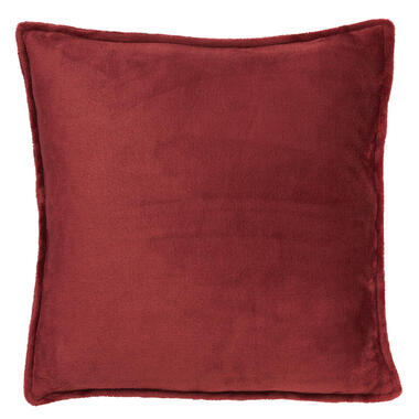 CILLY - Kussenhoes fleece 45x45 cm - Merlot - rood product