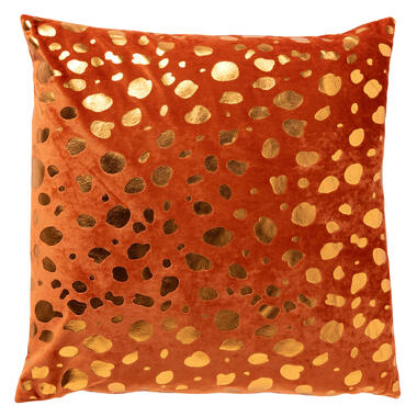 TINO - Kussenhoes velvet 45x45 cm Potters Clay - oranje product