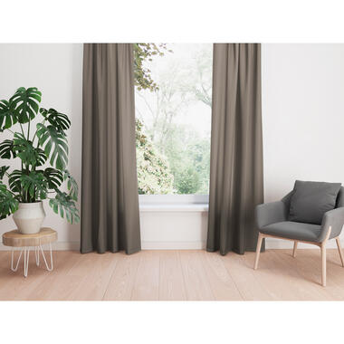 Mistral Home - Rideau - déperlant - 140 x 270 cm - brun product