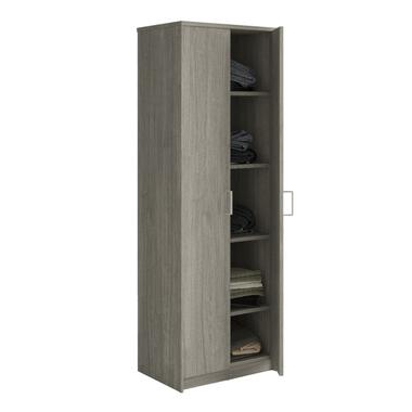 Interiax Armoire 'Amelie' - Chêne gris - 2 portes - 180x60x40 cm product