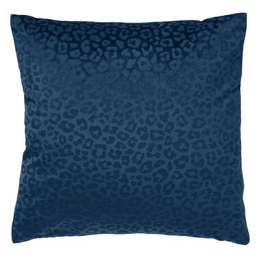 CHESSY - Sierkussen met dierenprint 45x45 cm Insignia Blue - donkerblauw product