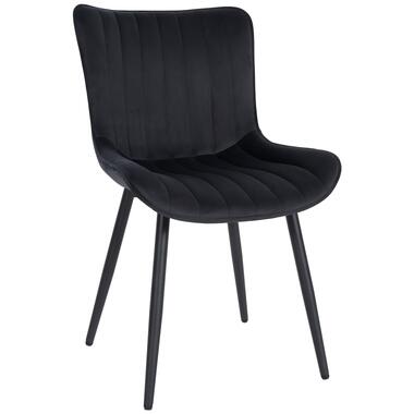 CLP Chaise à manger Largo – Velours - Noir product