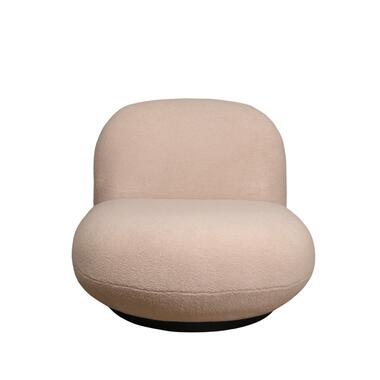 Fauteuil Teddy Beige - Zithoogte 41cm - 81x94x71cm - Swivel product