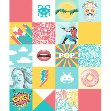 Dutch Wallcoverings behang - My Kingdom Pop Art multikleur - 0.53x10,05m product