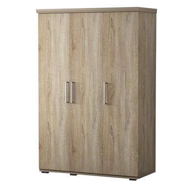 Interiax Armoire 'Mila' - Chêne Sonoma - 3 Portes - 183x120x52cm product