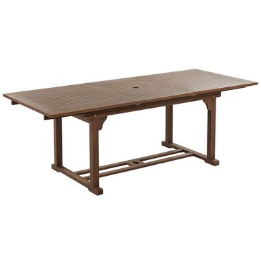 Table de jardin extensible 160/220 x 90 cm en bois d'acacia foncé AMANTEA product