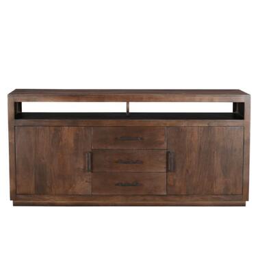 Livingfurn - Buffet Jaxx Brown 180cm - Bois de manguier product