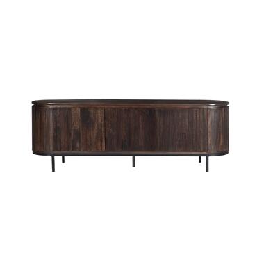 Livingfurn Tv-Meubel Noor Donkerbruin 170cm Mangohout product