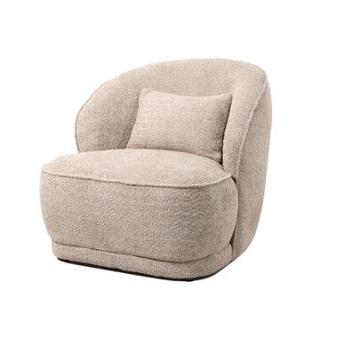 Fauteuil Bouclé - Taupe - Fauteuil Marianne product