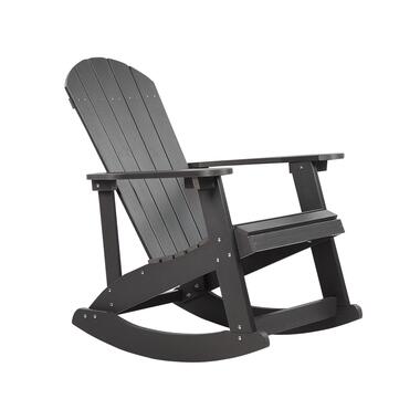 Chaise de jardin à bascule gris foncé ADIRONDACK product