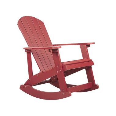 Chaise de jardin à bascule rouge ADIRONDACK product