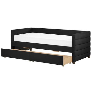 Lit gigogne en velours 90 x 200 cm noir MARRAY product