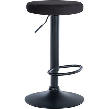 CLP Tabouret de bar Ponte Noir Cadre - Velours - Noir product