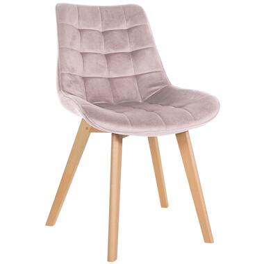 CLP chaise salle à manger Brook Nature Frame - Velours - Rose product