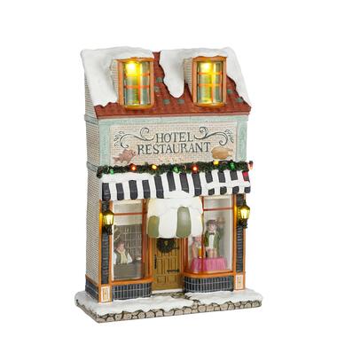 LuVille Village de Noël Miniature Hôtel Restaurant - H26,5 cm product