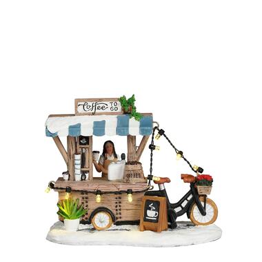 LuVille Kerstdorp Miniatuur Coffee to go - L13,5 x B8 x H11 cm product