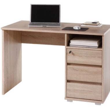 Bureau Primos 110cm avec 3 tiroirs - chêne product