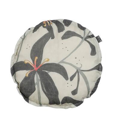 In the Mood Coussin Fleur - Ø40 cm - Anthracite product