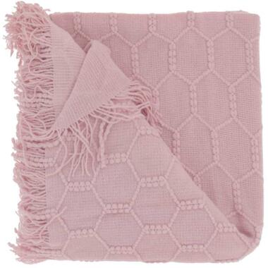 Unique Living - Fée Plaid - 127x152cm - Vieux Rose product