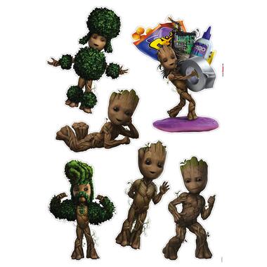 Komar muursticker - i am groot! - bruin en groen - 50 cm x 70 cm product