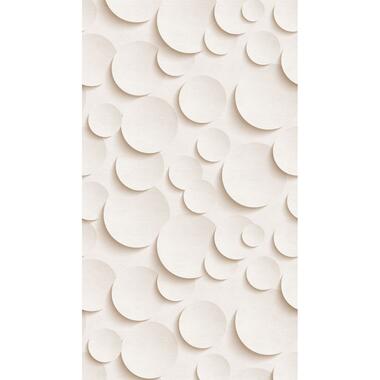 One Wall one Role fotobehang - 3D-motief - wit en roze - 159 x 280 cm - AS product