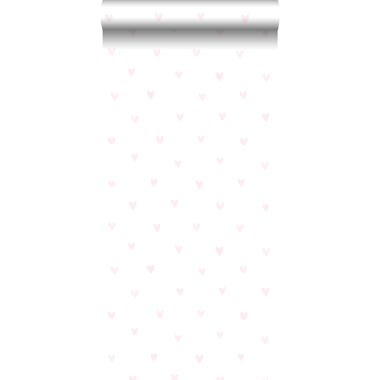 Walls4You behang - confetti hartjes - licht roze - 53 cm x 10,05 m product