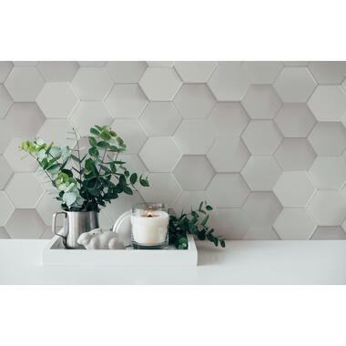 Livingwalls behang - 3D-motief - grijs en wit - 53 cm x 10,05 m - AS product