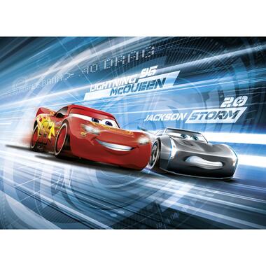 Disney fotobehang - Cars - blauw en rood - 254 x 184 cm - 612283 product