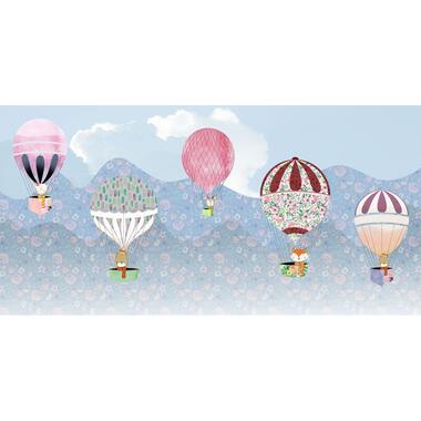 Sanders & Sanders fotobehang - luchtballon - multicolor - 500 x 250 cm product