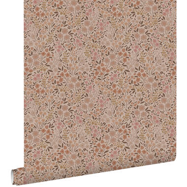 ESTAhome behang - bloemetjes - terracotta roze - 0.53 x 10.05 m product