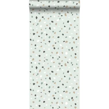 Walls4You behangpapier - terrazzo - mintgroen - 0,53 x 10,05 m product