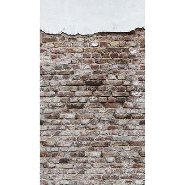 One Wall one Role fotobehang - steen - grijs, zwart en wit - 159 x 280 cm - AS product