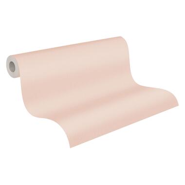 A.S. Création behangpapier - effen - roze - 53 cm x 10,05 m - AS product