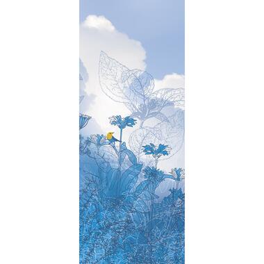 Sanders & Sanders fotobehang - blauwe lucht paneel - blauw - 100 x 250 cm product