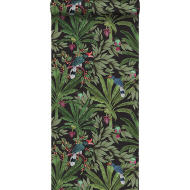 Walls4You behangpapier - tropische jungle bladeren en paradijsvogels product