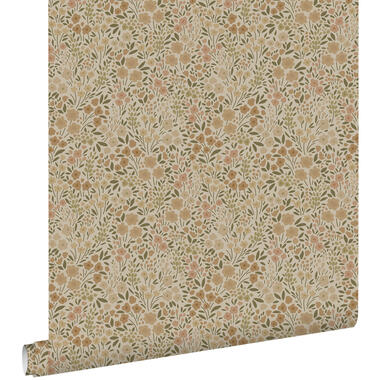 ESTAhome behangpapier - bloemetjes - beige - 0.53 x 10.05 m - 139701 product