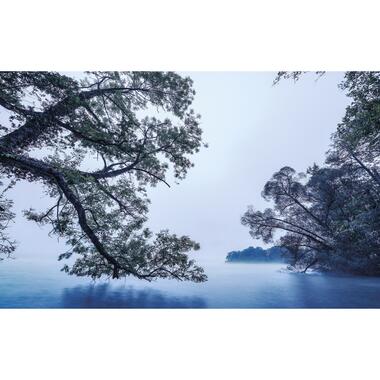 Sanders & Sanders fotobehang - landschap met water - blauw - 400 x 250 cm product