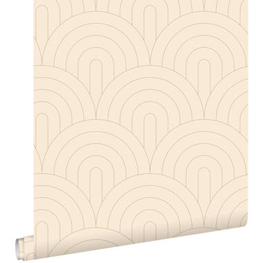 ESTAhome behangpapier - art deco bogen - beige - 50 x 900 cm - 139777 product